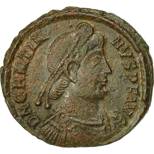 Münze, 
  
  Gratian, 
  
  Halbe Maiorina
