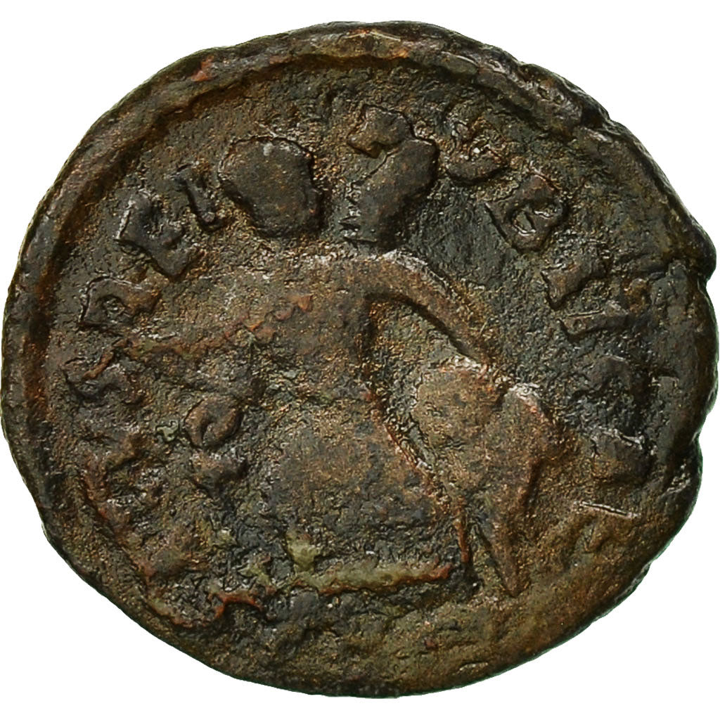 Münze, 
  
  Arcadius, 
  
  Halber Follis