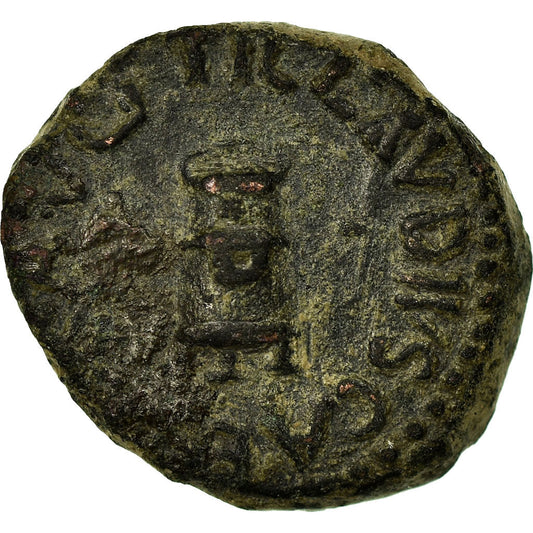Münze, 
  
  Claudius, 
  
  Quadrans