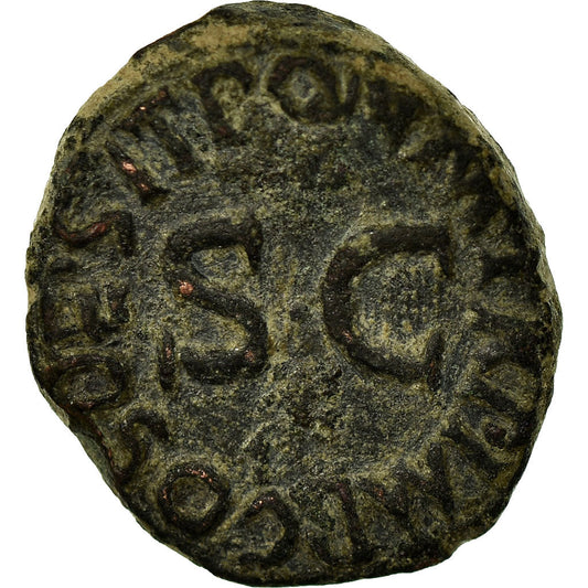 Münze, 
  
  Claudius, 
  
  Quadrans