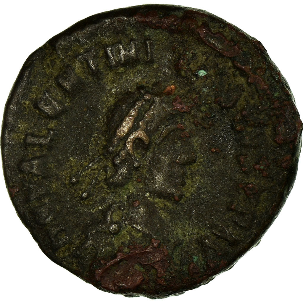 Münze, 
  
  Valentinian II., 
  
  Reduzierte Follis