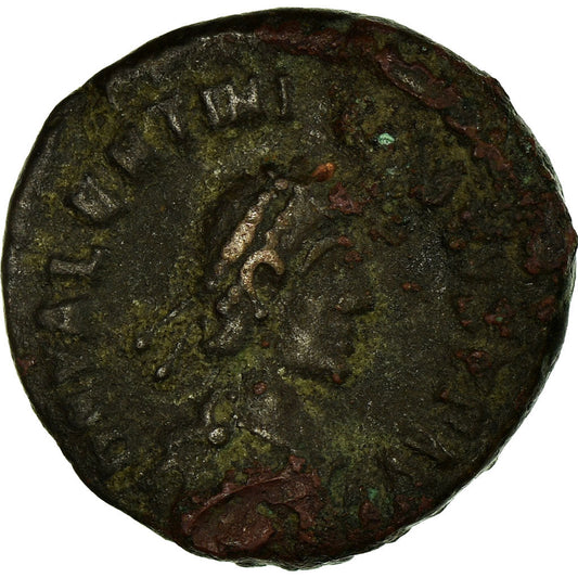 Münze, 
  
  Valentinian II., 
  
  Reduzierte Follis