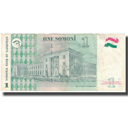 Banknote, 
  
  Tadschikistan, 
  
  1 Somoni