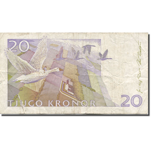 Banknote, 
  
  Schweden, 
  
  20 Kronen