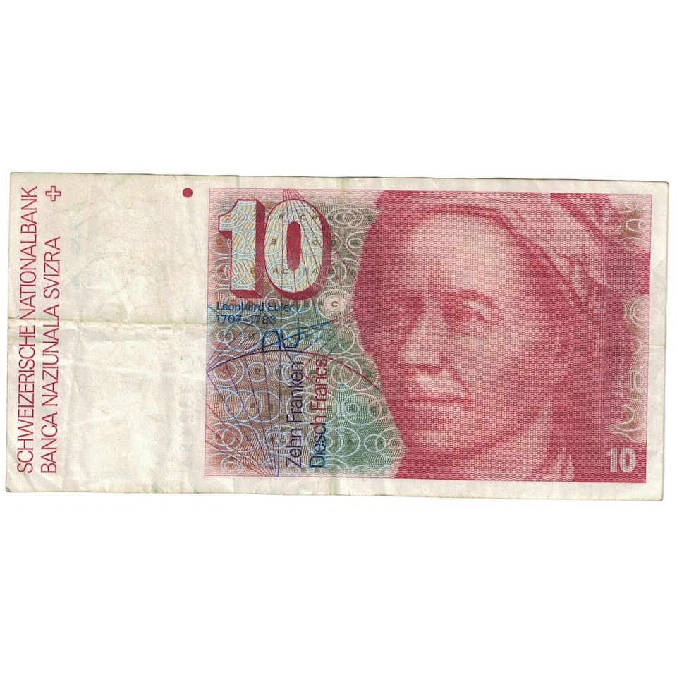 Banknote, 
  
  Schweiz, 
  
  10 Franken
