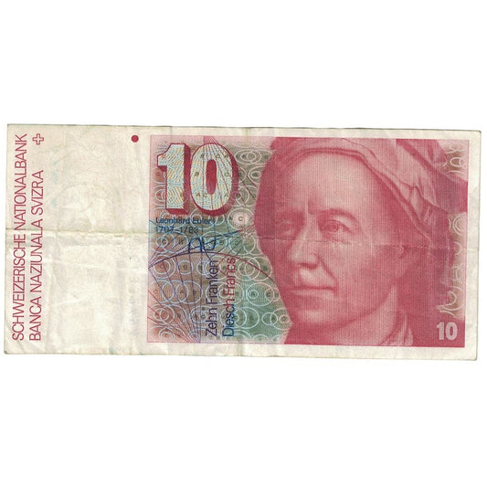 Banknote, 
  
  Schweiz, 
  
  10 Franken