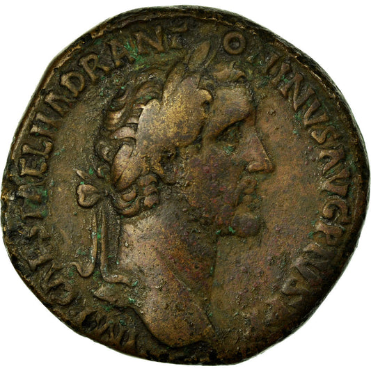 Antoninus Pius, 
  
  Sesterz, 
  
  Kupfer