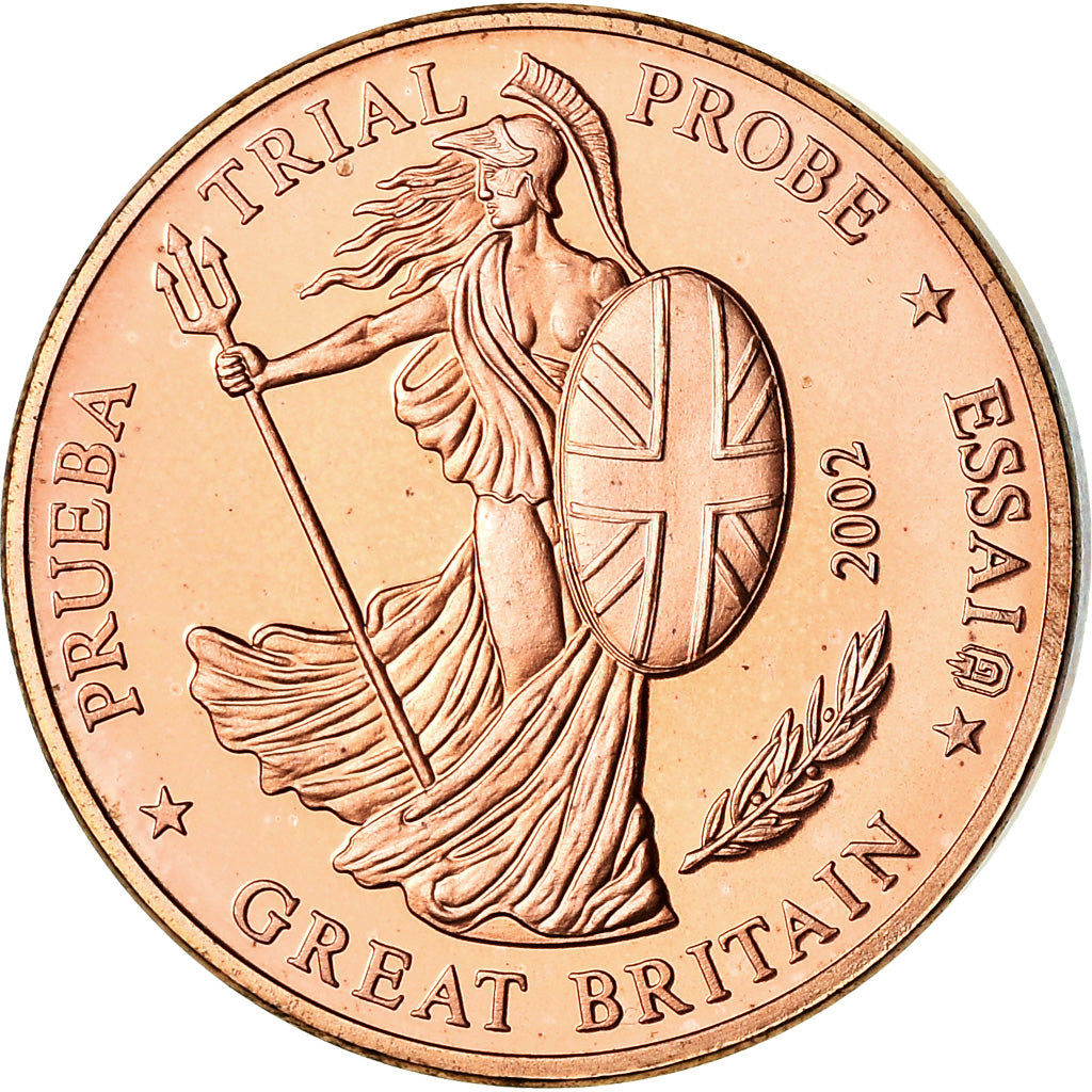 Großbritannien, 
  
  2 Euro-Cent, 
  
  2002