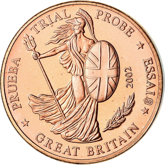 Großbritannien, 
  
  2 Euro-Cent, 
  
  2002