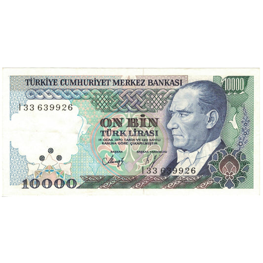 Banknote, 
  
  Truthahn, 
  
  10