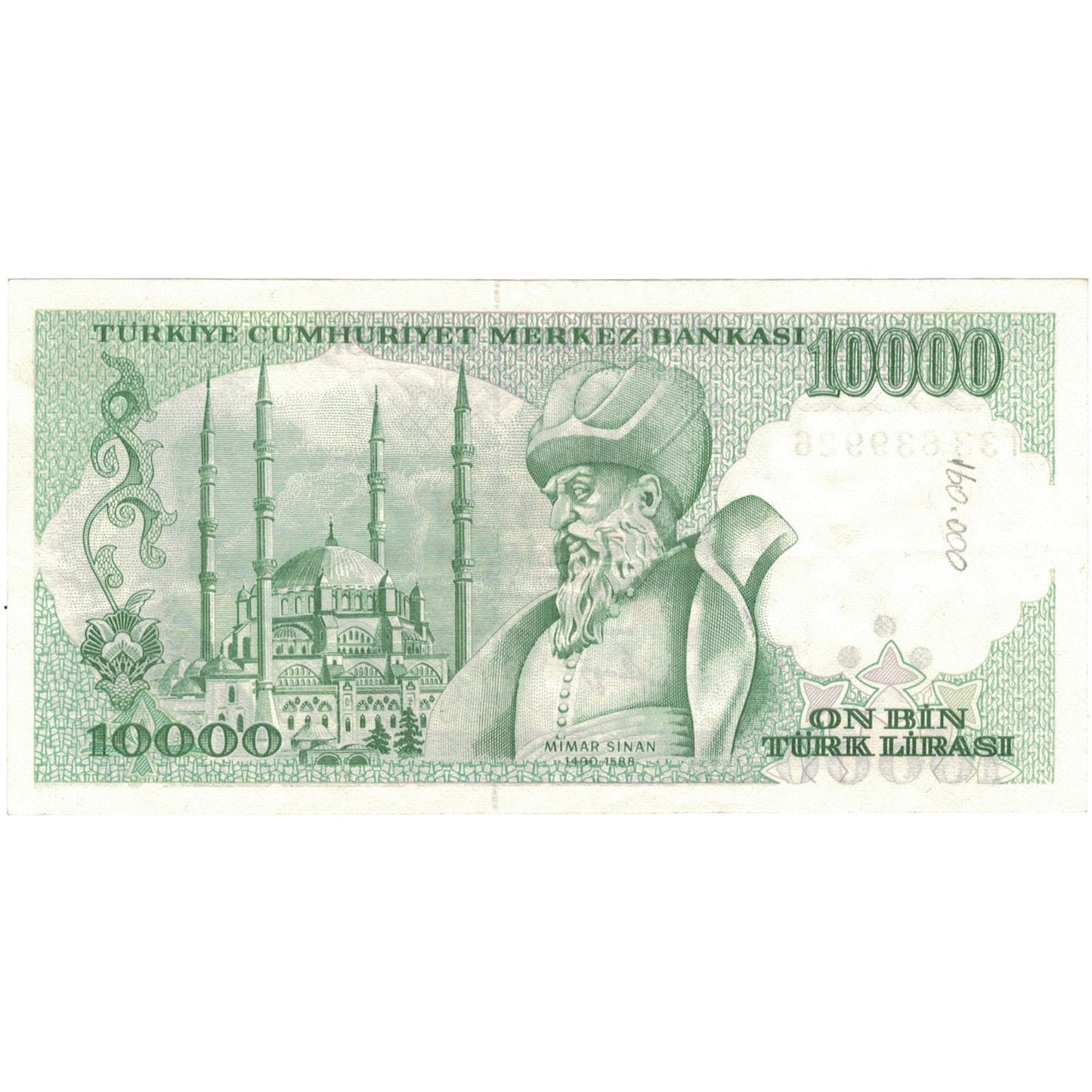Banknote, 
  
  Truthahn, 
  
  10