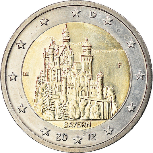 DEUTSCHLAND - BUNDESREPUBLIK, 
  
  2 Euro, 
  
  Neuschwanstein